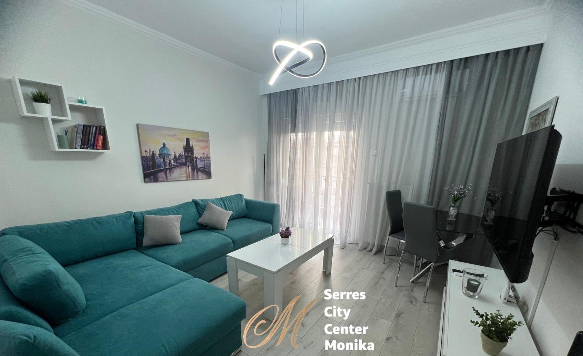 Serres City Center Modern Apartment Ngoại thất bức ảnh